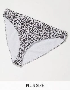 Wolf & Whistle Curve Exclusive High Waist Bikini Bottom In Animal Print For Women Multi -Women's Wolf & Whistle Sales 2022 unnamed file 262