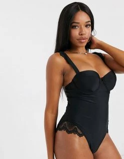 Wolf & Whistle Fuller Bust Exclusive Eco Underwired Lace Swimsuit In Black DD-G For Women 8 Wolf & Whistle Fuller Bust Exclusive Eco Underwired Lace Swimsuit In Black DD-G For Women -Women's Wolf & Whistle Sales 2022 unnamed file 281