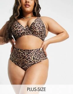 Wolf & Whistle Curve Exclusive Underwire Bikini In Leopard -Women's Wolf & Whistle Sales 2022 unnamed file 320