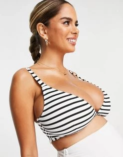 Wolf & Whistle Maternity Exclusive Triangle Bikini Top In Textured Stripe For Women 8 Wolf & Whistle Maternity Exclusive Triangle Bikini Top In Textured Stripe For Women -Women's Wolf & Whistle Sales 2022 unnamed file 372