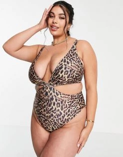 Wolf & Whistle Curve Exclusive Mesh Insert Swimsuit In Leopard Print For Women 8 Wolf & Whistle Curve Exclusive Mesh Insert Swimsuit In Leopard Print For Women -Women's Wolf & Whistle Sales 2022 unnamed file 446