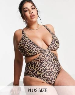 Wolf & Whistle Curve Exclusive Mesh Insert Swimsuit In Leopard Print For Women 9 Wolf & Whistle Curve Exclusive Mesh Insert Swimsuit In Leopard Print For Women -Women's Wolf & Whistle Sales 2022 unnamed file 447