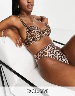 Wolf & Whistle Fuller Bust Exclusive Mix And Match In Leopard Print - MULTI -Women's Wolf & Whistle Sales 2022 unnamed file 45