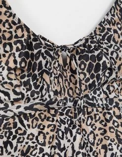 Wolf & Whistle Maternity Exclusive Swimsuit With Tie Detail In Leopard Print For Women -Women's Wolf & Whistle Sales 2022 unnamed file 455