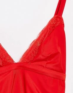 Wolf & Whistle Maternity Exclusive Lace Detail Swimsuit In Red For Women 7 Wolf & Whistle Maternity Exclusive Lace Detail Swimsuit In Red For Women -Women's Wolf & Whistle Sales 2022 unnamed file 460