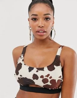 Wolf & Whistle Fuller Bust Exclusive Eco Cut Out Crop Bikini Top In Cow Print D - F Cup For Women 7 Wolf & Whistle Fuller Bust Exclusive Eco Cut Out Crop Bikini Top In Cow Print D - F Cup For Women -Women's Wolf & Whistle Sales 2022 unnamed file 569