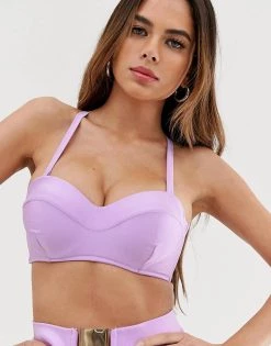 Wolf & Whistle Fuller Bust Exclusive Underwired Bandeau In Lavender For Women 7 Wolf & Whistle Fuller Bust Exclusive Underwired Bandeau In Lavender For Women -Women's Wolf & Whistle Sales 2022 unnamed file 629