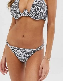 Wolf & Whistle Eco Exclusive Bikini Bottom In Snake For Women -Women's Wolf & Whistle Sales 2022 unnamed file 636
