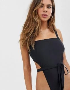 Wolf & Whistle Fuller Bust Exclusive Eco High Leg Belted Swimsuit In Black For Women 7 Wolf & Whistle Fuller Bust Exclusive Eco High Leg Belted Swimsuit In Black For Women -Women's Wolf & Whistle Sales 2022 unnamed file 639