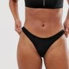 Wolf & Whistle Exclusive Fishnet Bikini Bottom In Black For Women
