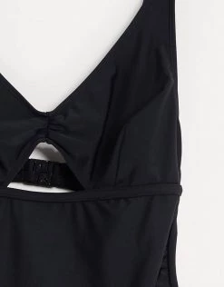 Wolf & Whistle Maternity Exclusive Cut Out Swimsuit In Black For Women -Women's Wolf & Whistle Sales 2022 unnamed file 7