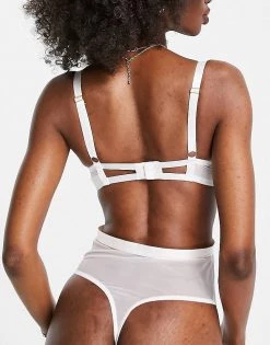 Wolf & Whistle Fuller Bust Lace And Mesh Strappy Body In White For Women 7 Wolf & Whistle Fuller Bust Lace And Mesh Strappy Body In White For Women -Women's Wolf & Whistle Sales 2022 unnamed file 780