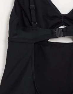 Wolf & Whistle Maternity Exclusive Cut Out Swimsuit In Black For Women -Women's Wolf & Whistle Sales 2022 unnamed file 8