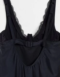 Wolf & Whistle Maternity Exclusive Swimsuit With Lace Trim Detail In Black For Women -Women's Wolf & Whistle Sales 2022 unnamed file 94